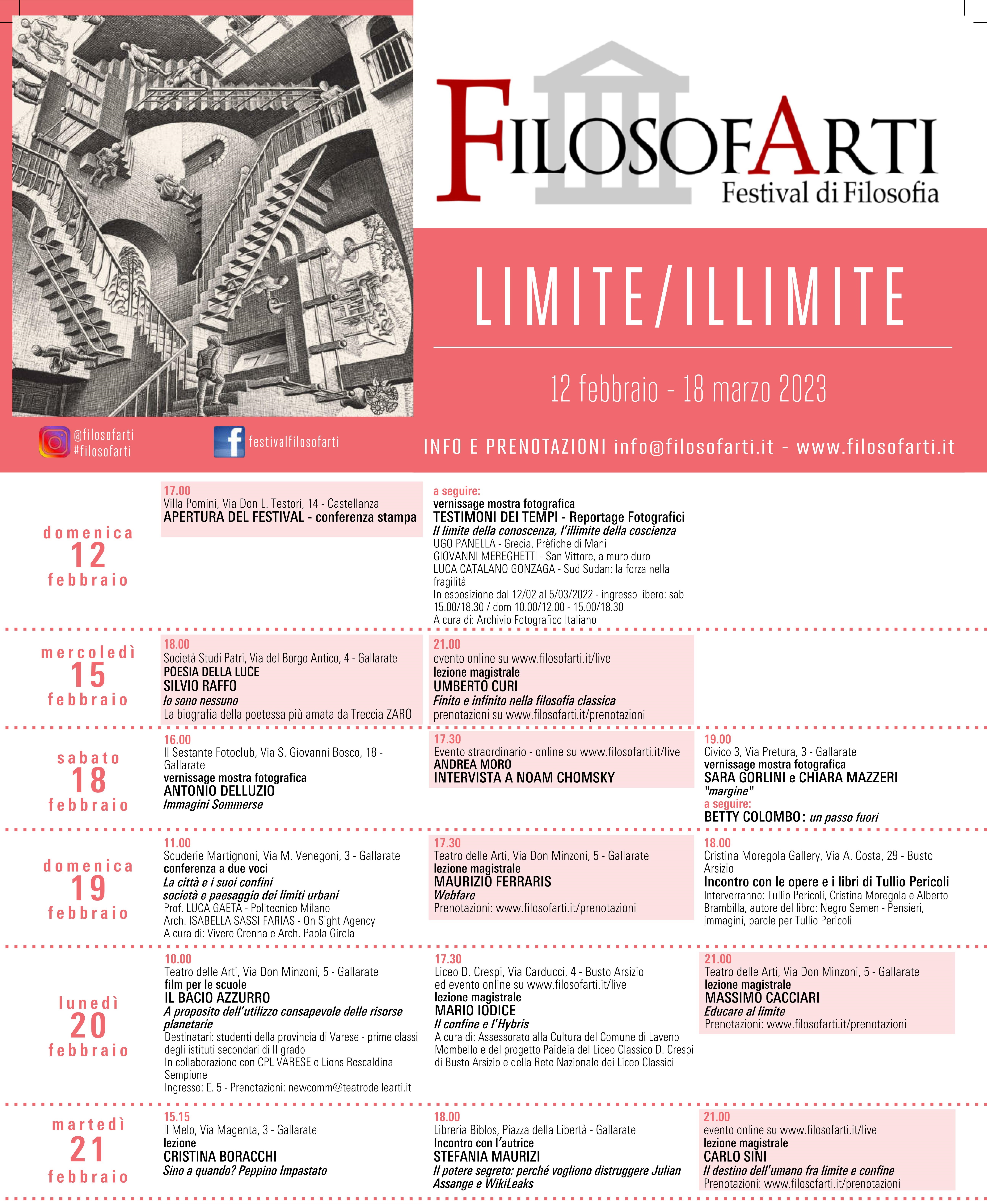 FILOSOFARTI. Il festival della filosofia
