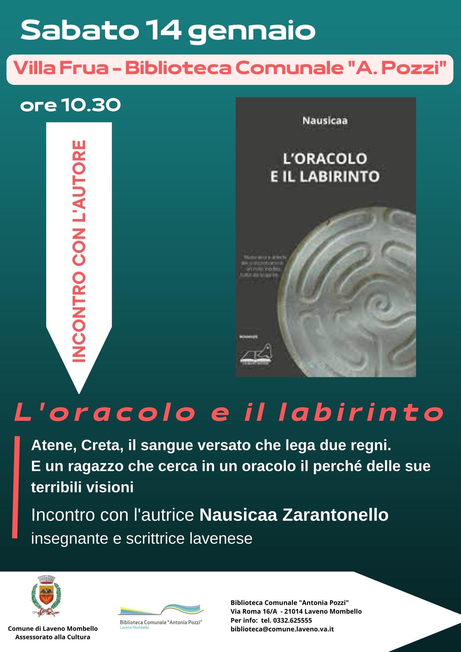 L'ORACOLO E IL LABIRINTO. Incontro con l'autrice
