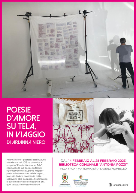 POESIE D'AMORE SU TELA di Arianna Niero