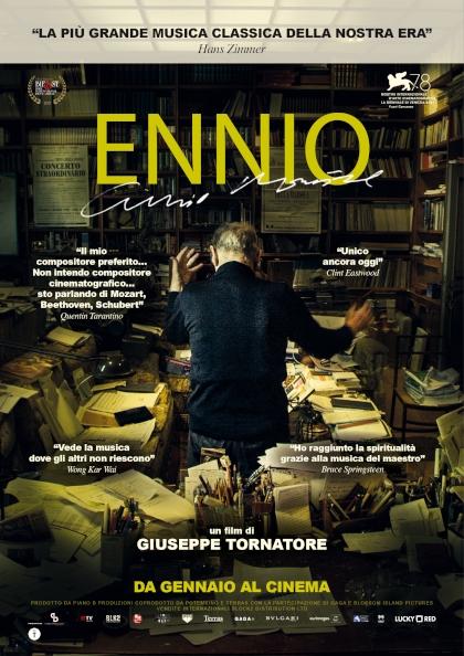 Apericinecena alle ore 20.00 -film  ennio ore 21.15