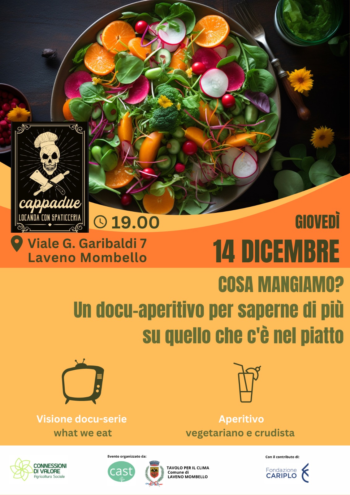 Docu-aperitivo “Cosa mangiamo?”