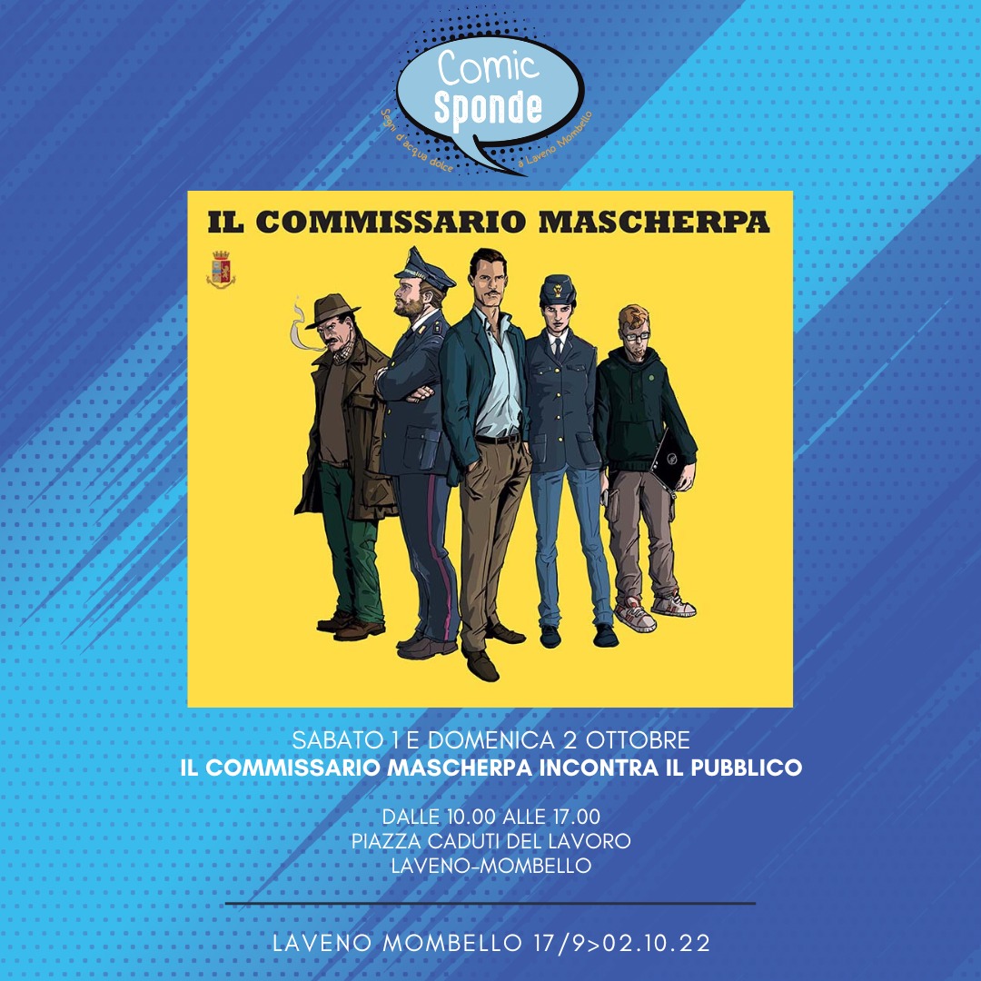 COMIC SPONDE - Il commissario Mascherpa incontra il pubblico