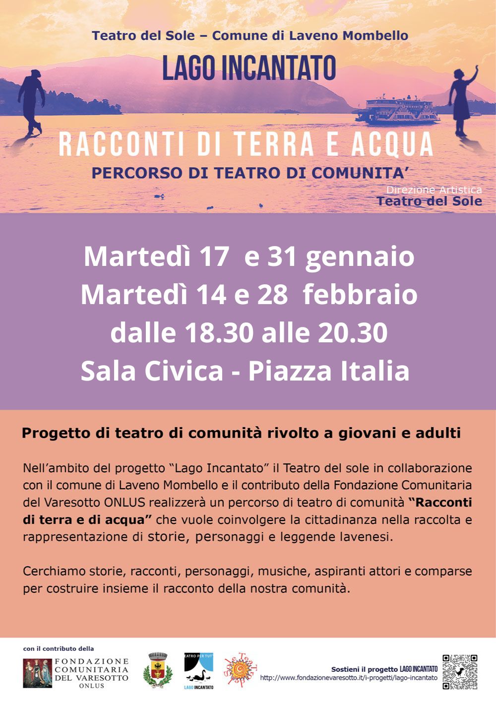 Racconti di terra e acqua - Progetto teatrale “Lago Incantato”