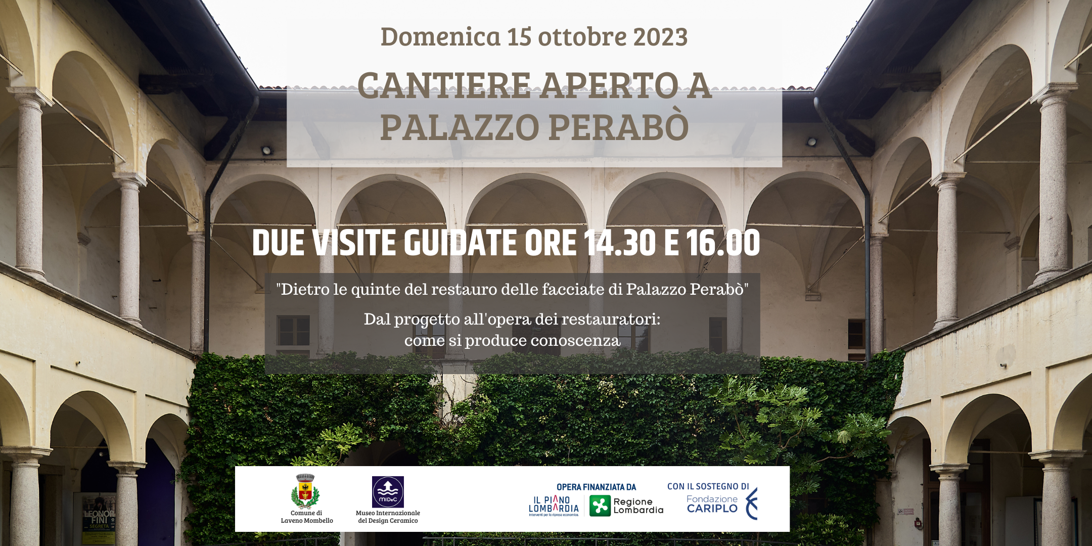 Cantiere aperto al MIDeC di Palazzo Perabò