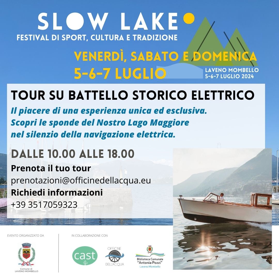 Slow Lake - Tour su Battello & Tour in Inglesina